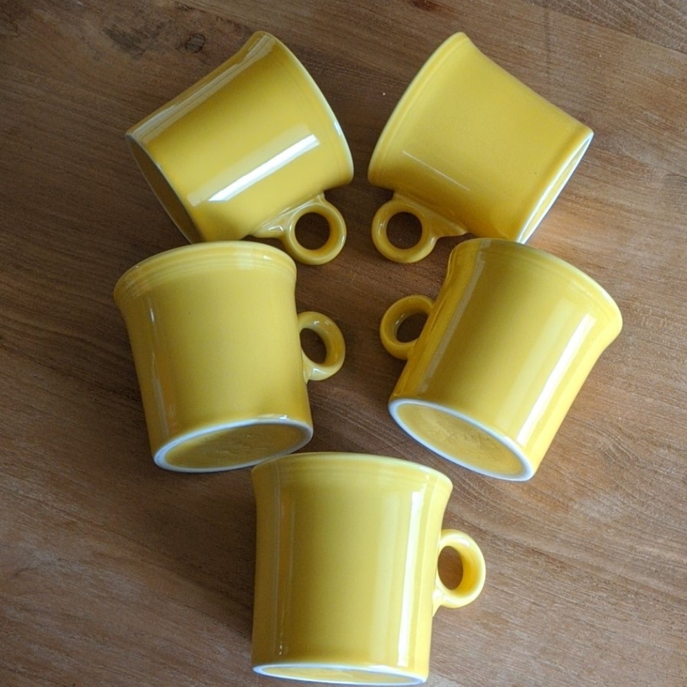 Yellow Fiesta Mugs